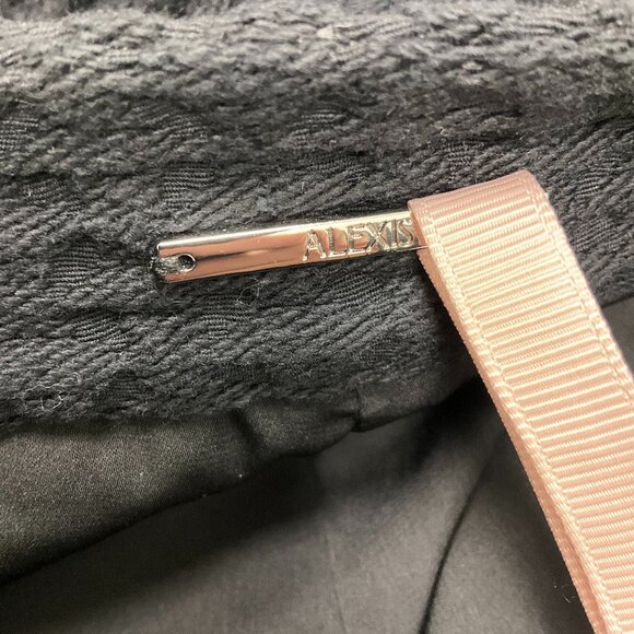 Alexis Black Tash Tailored Textured Shorts - Picture 4 of 5